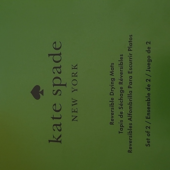 ♠️💋Kate Spade Reversible Drying Mats - Picture 3 of 7